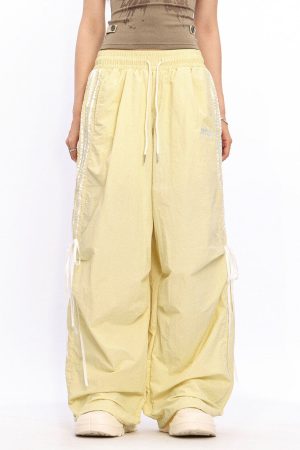 Cute Everyday Outfits, Outfit Inspo Casual Blokette Side Stripe Wide-Leg Trousers