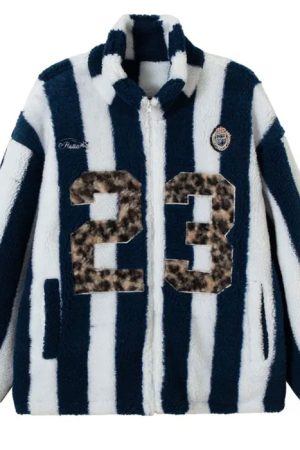 Cute Everyday Outfits, Outfit Inspo Casual Blokette Stripe Fleece Jacket