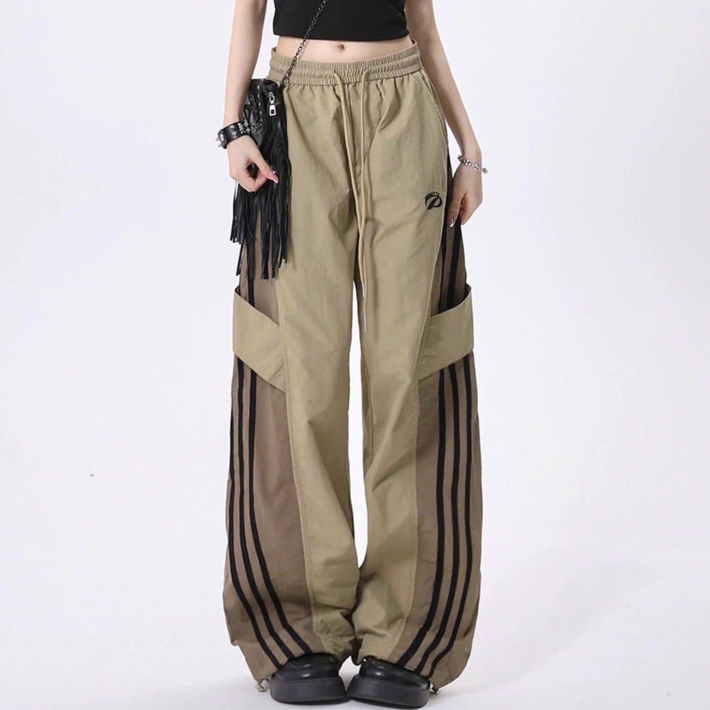 Cute Everyday Outfits, Outfit Inspo Casual Blokette Style Cargo Stripe Pants