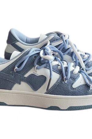 Cute Everyday Outfits, Outfit Inspo Casual Blue Heart Aesthetic Sneakers