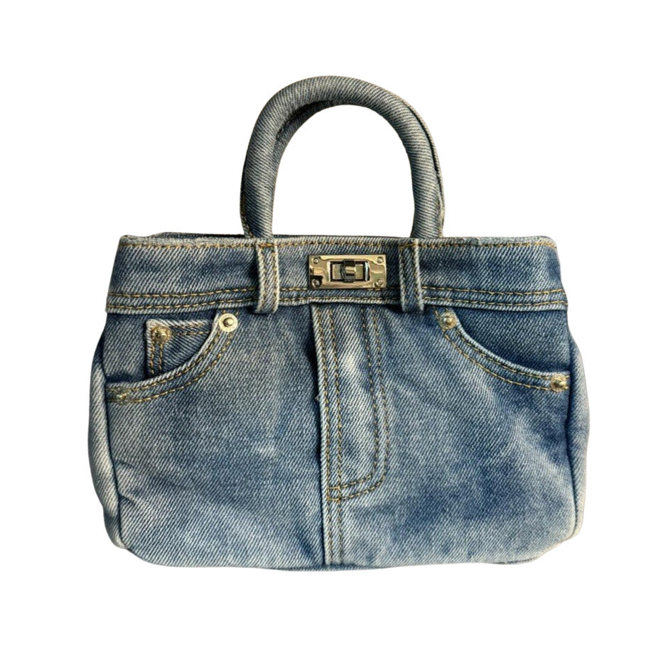 Cute Everyday Outfits, Outfit Inspo Casual Blue Jeans Y2K Mini Handbag