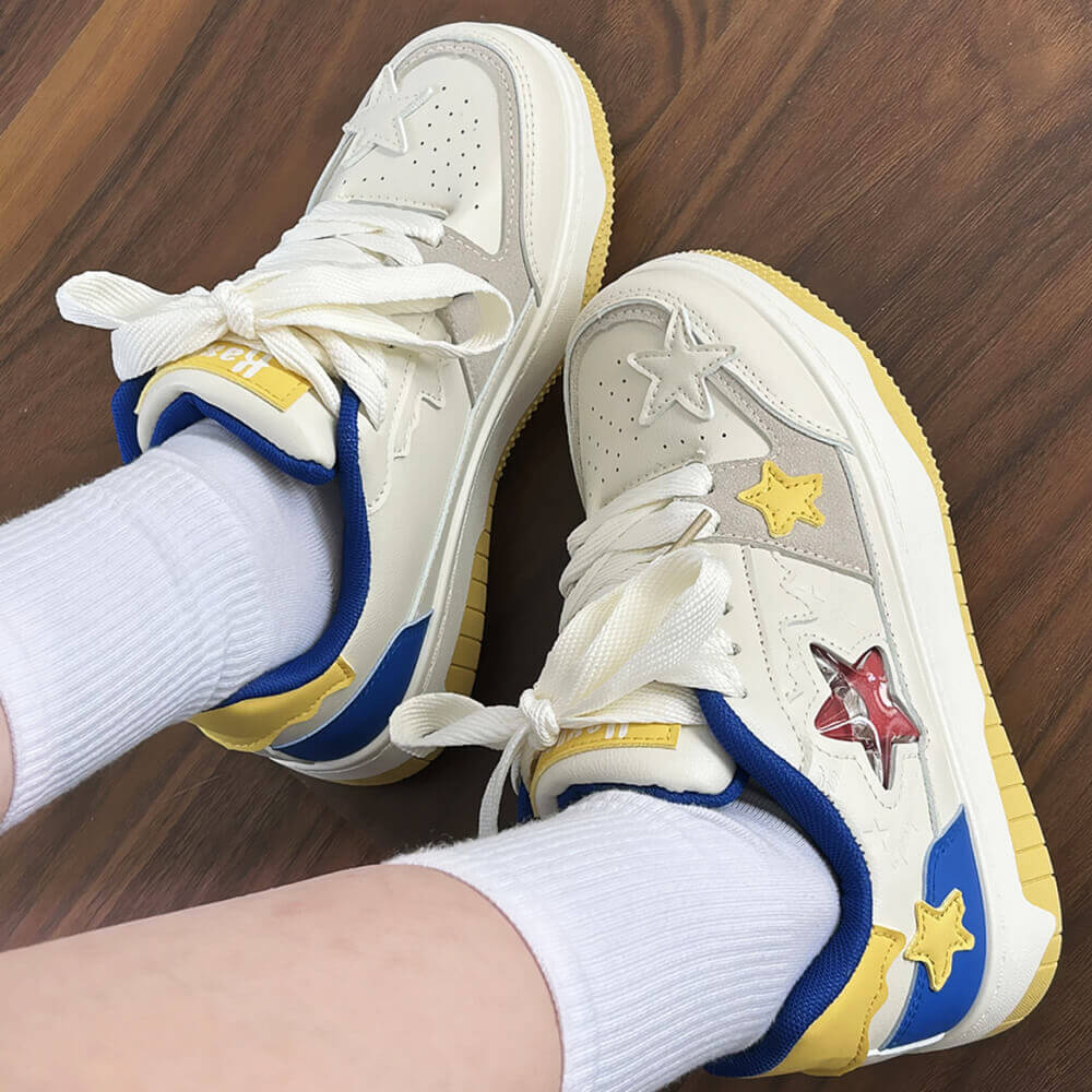 Cute Everyday Outfits, Outfit Inspo Casual Blue & Yellow Aesthetic Star Sneakers Cute Everyday Outfits, Outfit Inspo Casual Blue & Yellow Aesthetic Star Sneakers