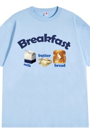 Cute Everyday Outfits, Outfit Inspo Casual Breakfast Aesthetic Graphic T-Shirt