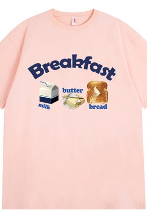 Cute Everyday Outfits, Outfit Inspo Casual Breakfast Aesthetic Graphic T-Shirt