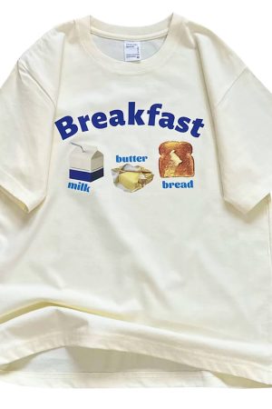 Cute Everyday Outfits, Outfit Inspo Casual Breakfast Aesthetic Graphic T-Shirt
