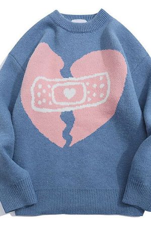 Cute Everyday Outfits, Outfit Inspo Casual Broken Heart Sweater