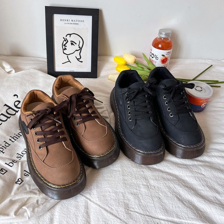 Cute Everyday Outfits, Outfit Inspo Casual Brown Aesthetic Platform Oxford Shoes Cute Everyday Outfits, Outfit Inspo Casual Brown Aesthetic Platform Oxford Shoes