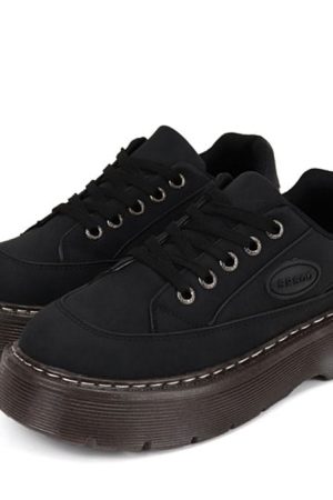 Cute Everyday Outfits, Outfit Inspo Casual Brown Aesthetic Platform Oxford Shoes