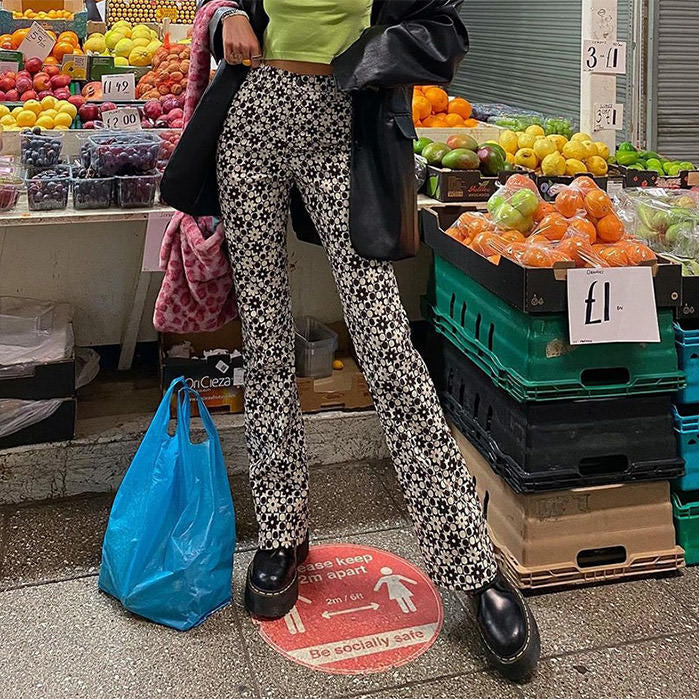 Cute Everyday Outfits, Outfit Inspo Casual Brown Floral Pants Cute Everyday Outfits, Outfit Inspo Casual Brown Floral Pants