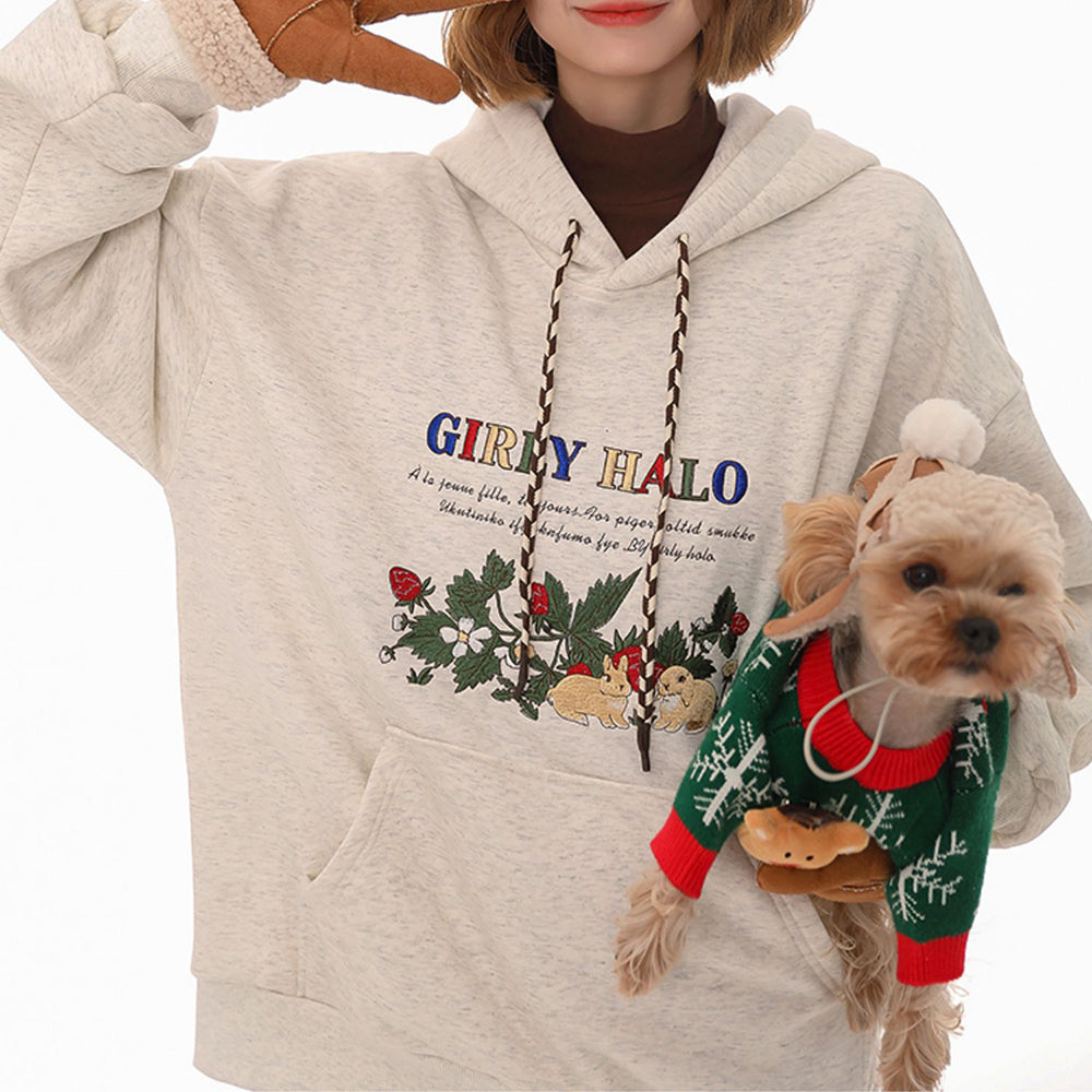 Cute Everyday Outfits, Outfit Inspo Casual Bunny Embroidery Cottagecore Hoodie Cute Everyday Outfits, Outfit Inspo Casual Bunny Embroidery Cottagecore Hoodie