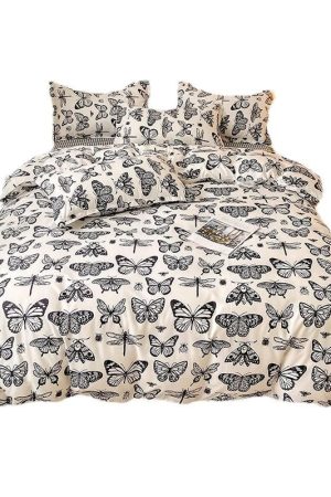 Cute Everyday Outfits, Outfit Inspo Casual Butterfly Aesthetic Bedding Set