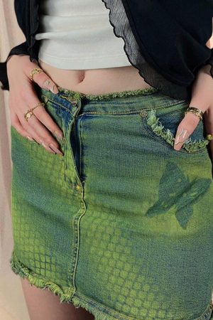 Cute Everyday Outfits, Outfit Inspo Casual Butterfly Aesthetic Denim Skirt