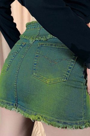 Cute Everyday Outfits, Outfit Inspo Casual Butterfly Aesthetic Denim Skirt