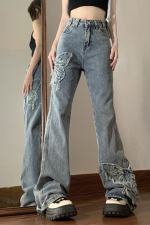 Cute Everyday Outfits, Outfit Inspo Casual Butterfly Aesthetic Y2K Flare Jeans