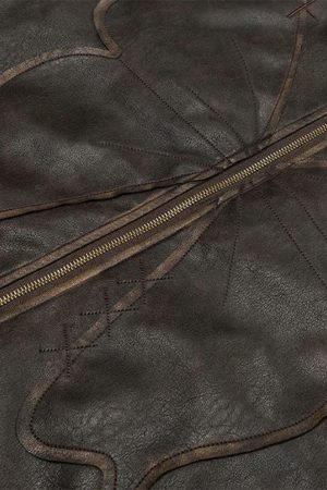 Cute Everyday Outfits, Outfit Inspo Casual Butterfly Distressed Leather Jacket