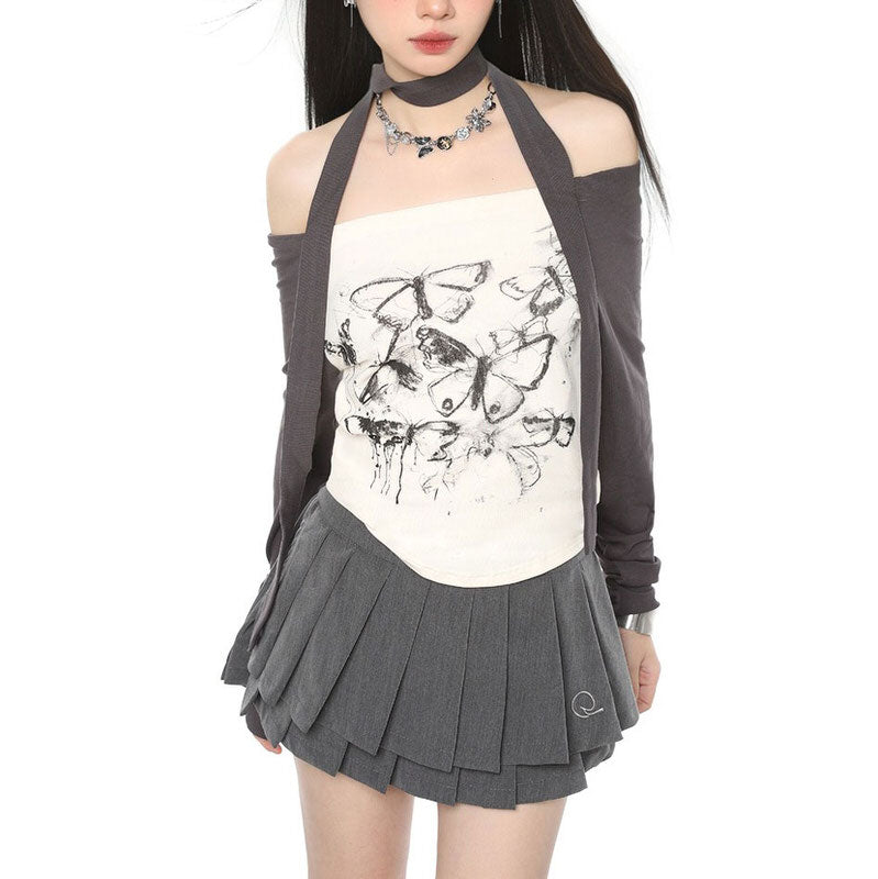 Cute Everyday Outfits, Outfit Inspo Casual Butterfly Long Sleeve Top Cute Everyday Outfits, Outfit Inspo Casual Butterfly Long Sleeve Top