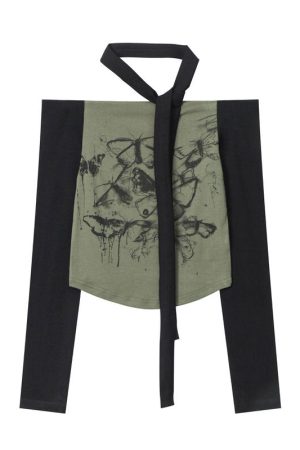 Cute Everyday Outfits, Outfit Inspo Casual Butterfly Long Sleeve Top