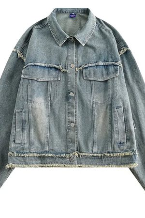Cute Everyday Outfits, Outfit Inspo Casual Butterfly Patch Y2K Denim Jacket