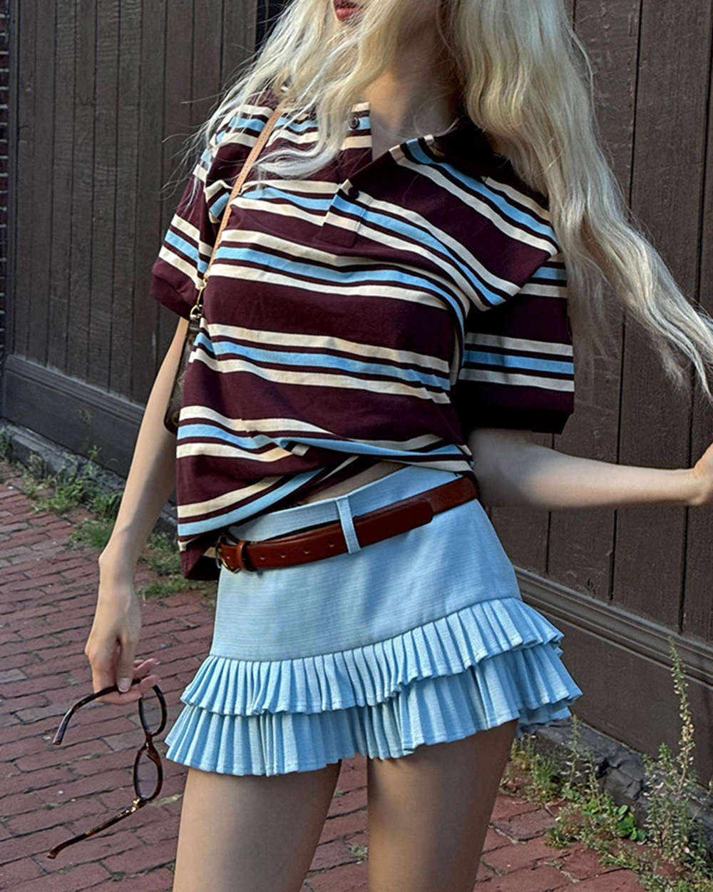 Cute Everyday Outfits, Outfit Inspo Casual Campus Secrets Double Layer Pleated Skirt Cute Everyday Outfits, Outfit Inspo Casual Campus Secrets Double Layer Pleated Skirt