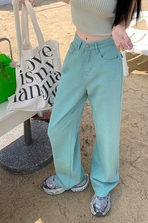 Cute Everyday Outfits, Outfit Inspo Casual Candy Cloud High Waist Jeans