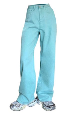 Cute Everyday Outfits, Outfit Inspo Casual Candy Cloud High Waist Jeans