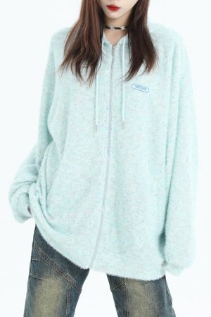 Cute Everyday Outfits, Outfit Inspo Casual Casual Friday Knit Zip Hoodie