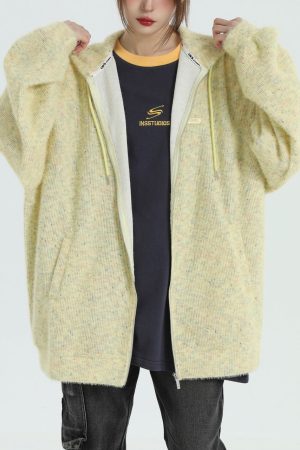 Cute Everyday Outfits, Outfit Inspo Casual Casual Friday Knit Zip Hoodie