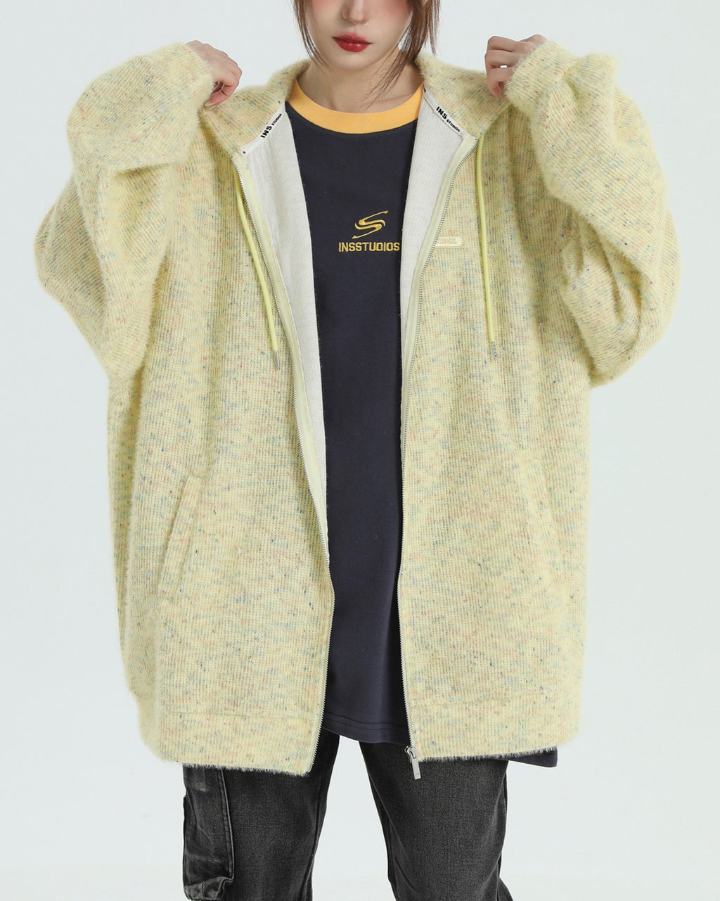 Cute Everyday Outfits, Outfit Inspo Casual Casual Friday Knit Zip Hoodie Cute Everyday Outfits, Outfit Inspo Casual Casual Friday Knit Zip Hoodie