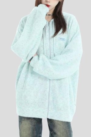 Cute Everyday Outfits, Outfit Inspo Casual Casual Friday Knit Zip Hoodie