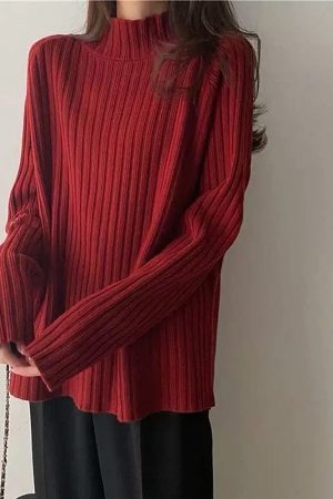 Cute Everyday Outfits, Outfit Inspo Casual Casual Friday Turtleneck Sweater