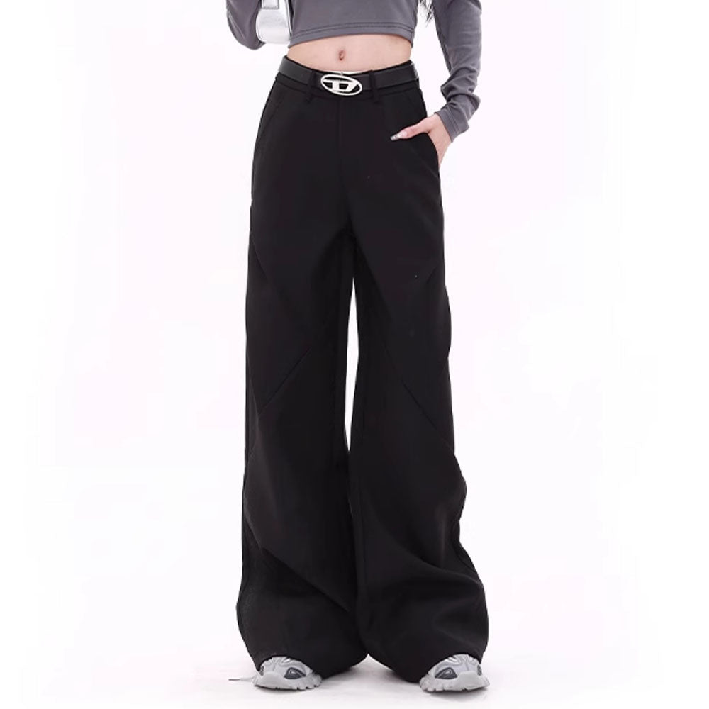 Cute Everyday Outfits, Outfit Inspo Casual Casual Friday Wide-Leg Black Pants Cute Everyday Outfits, Outfit Inspo Casual Casual Friday Wide-Leg Black Pants