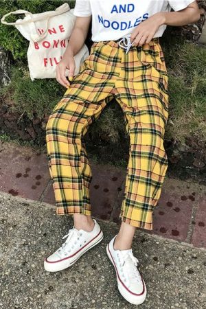 Cute Everyday Outfits, Outfit Inspo Casual Casual Plaid Pants