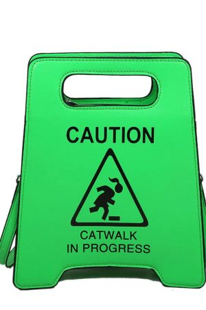 Cute Everyday Outfits, Outfit Inspo Casual Catwalk in Progress Neon Handbag