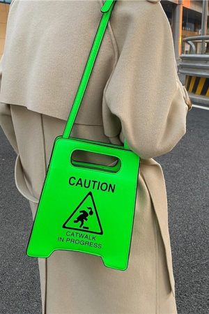 Cute Everyday Outfits, Outfit Inspo Casual Catwalk in Progress Neon Handbag