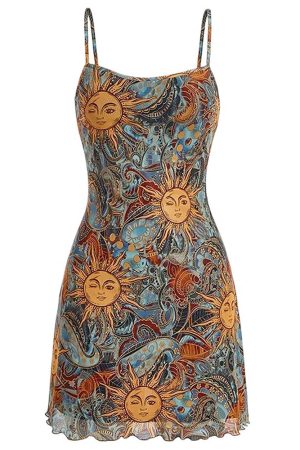 Cute Everyday Outfits, Outfit Inspo Casual Celestial Magic Mini Dress