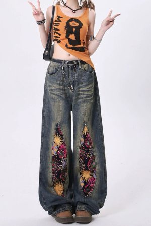 Cute Everyday Outfits, Outfit Inspo Casual Celestial Magic Wide Leg Jeans
