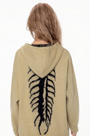 Cute Everyday Outfits, Outfit Inspo Casual Centipede Knit Hoodie