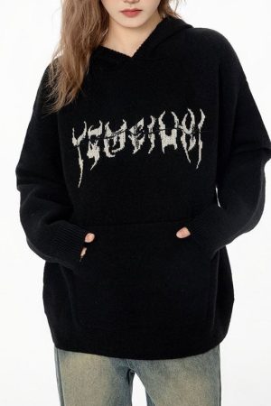 Cute Everyday Outfits, Outfit Inspo Casual Centipede Knit Hoodie