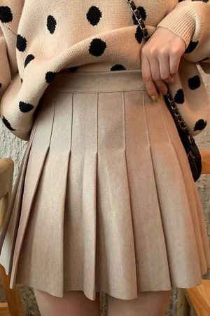 Cute Everyday Outfits, Outfit Inspo Casual Charm School Pleated Skirt