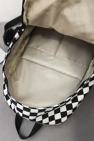 Cute Everyday Outfits, Outfit Inspo Casual Checkered Canvas Backpack