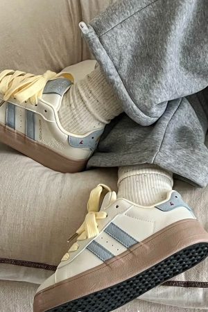 Cute Everyday Outfits, Outfit Inspo Casual Cheese Print Aesthetic Sneakers