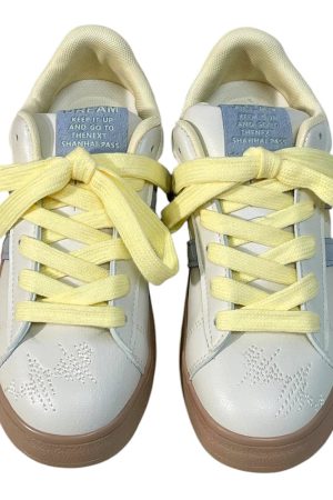 Cute Everyday Outfits, Outfit Inspo Casual Cheese Print Aesthetic Sneakers