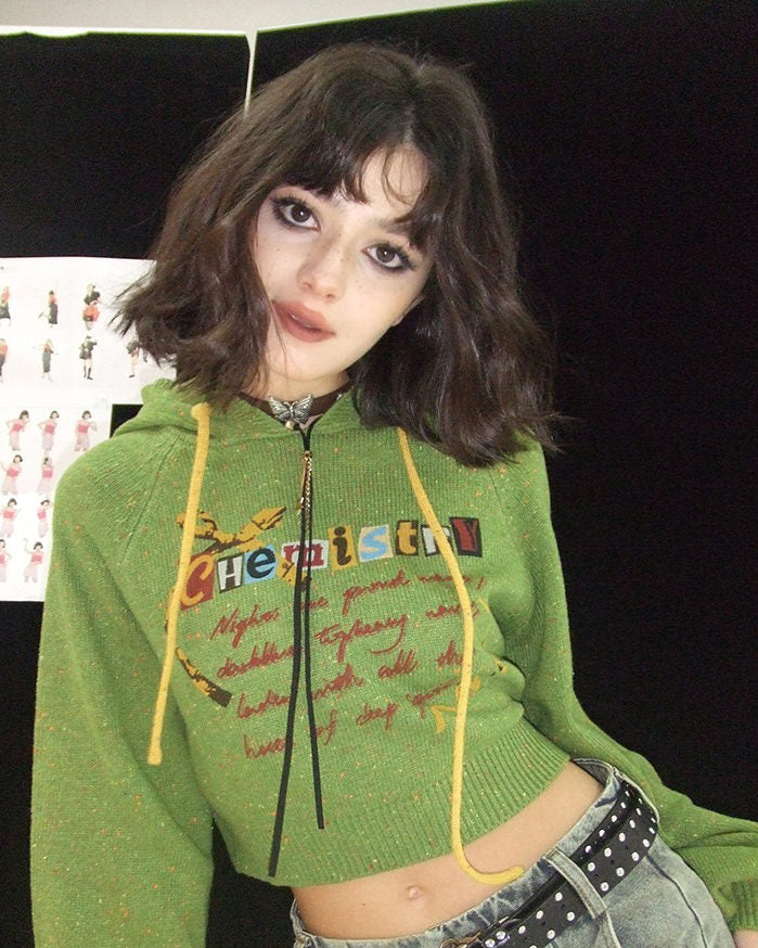 Cute Everyday Outfits, Outfit Inspo Casual Chemistry Knit Cropped Hoodie Cute Everyday Outfits, Outfit Inspo Casual Chemistry Knit Cropped Hoodie