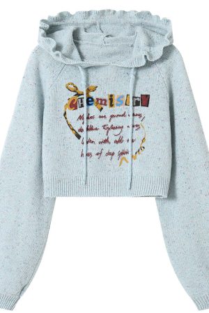 Cute Everyday Outfits, Outfit Inspo Casual Chemistry Knit Cropped Hoodie
