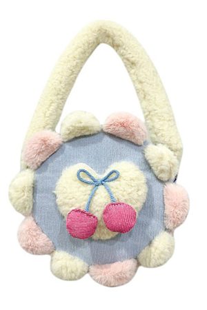 Cute Everyday Outfits, Outfit Inspo Casual Cherry Cake Fluffy Handbag