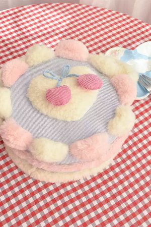 Cute Everyday Outfits, Outfit Inspo Casual Cherry Cake Fluffy Handbag