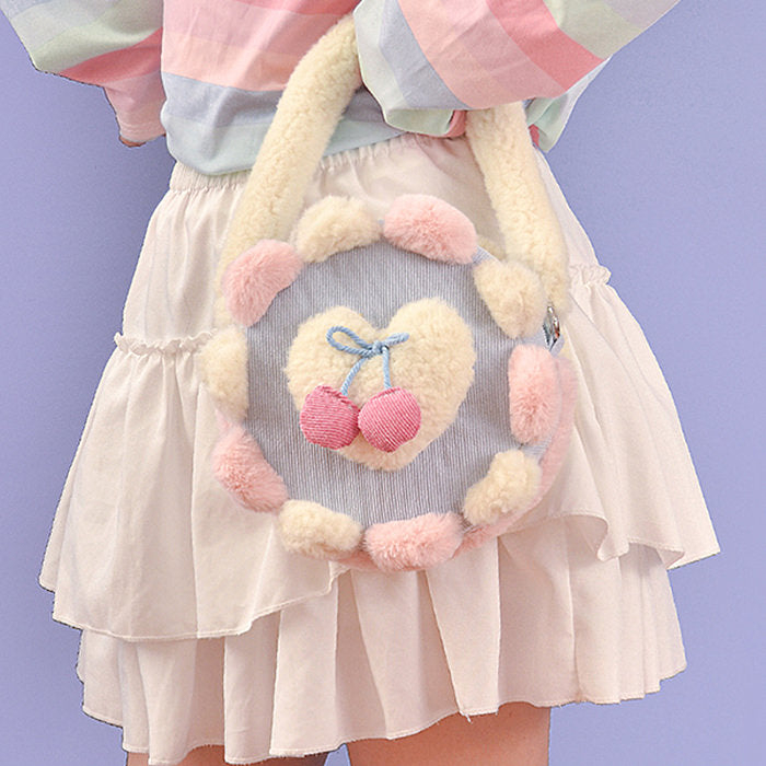 Cute Everyday Outfits, Outfit Inspo Casual Cherry Cake Fluffy Handbag Cute Everyday Outfits, Outfit Inspo Casual Cherry Cake Fluffy Handbag
