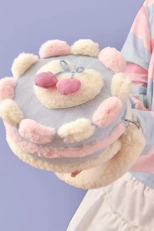 Cute Everyday Outfits, Outfit Inspo Casual Cherry Cake Fluffy Handbag