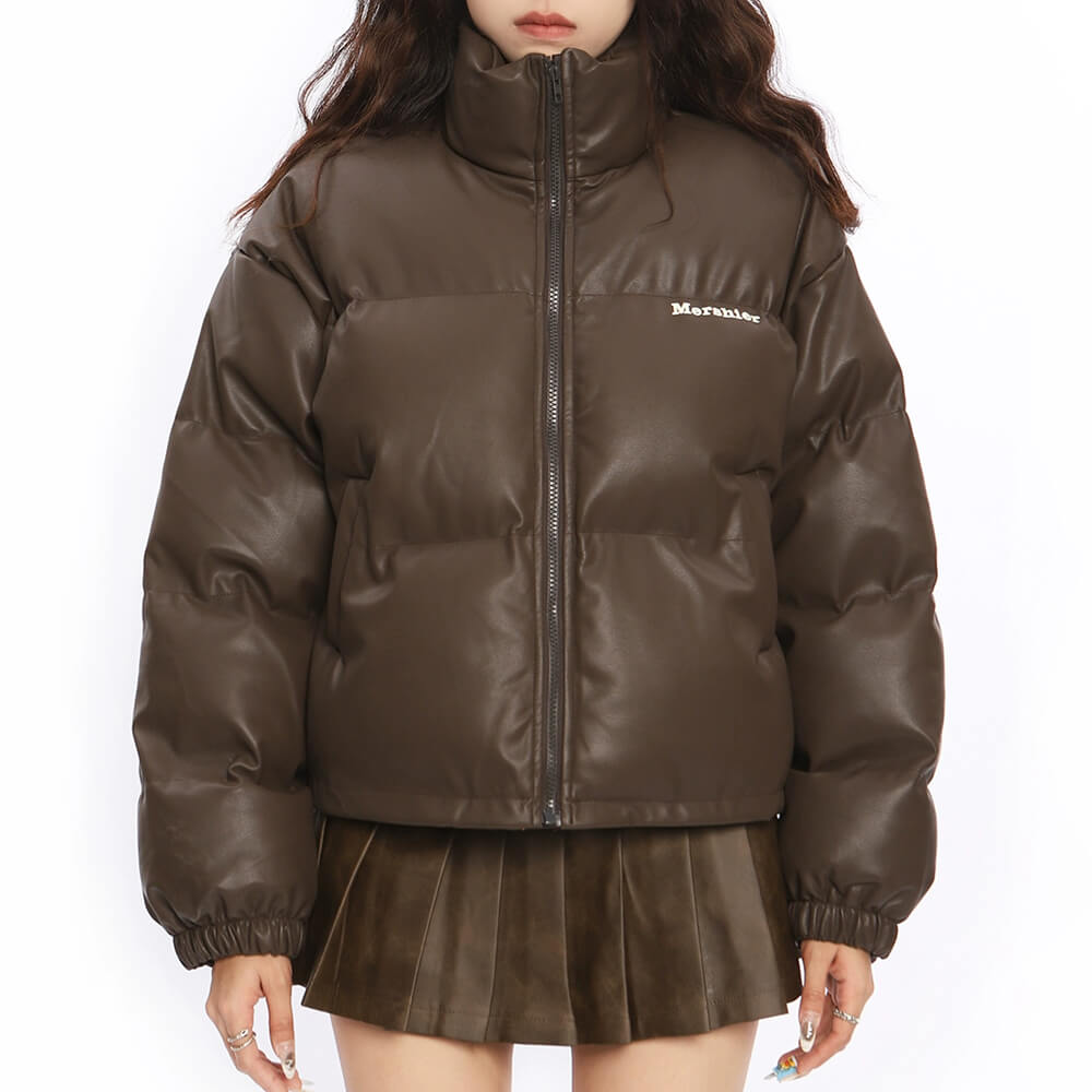 Cute Everyday Outfits, Outfit Inspo Casual Chocolate Brown Puffer Jacket