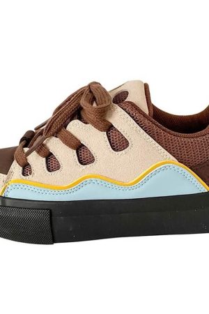 Cute Everyday Outfits, Outfit Inspo Casual Chocolate Wave Skater Sneakers